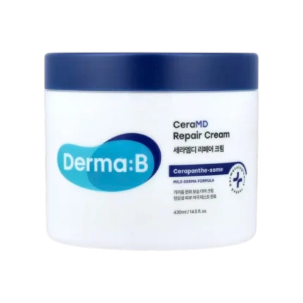 Derma:B CeraMD Repair Cream (430 мл) — Ламелярний відновлювальний крем для тіла з керамідами