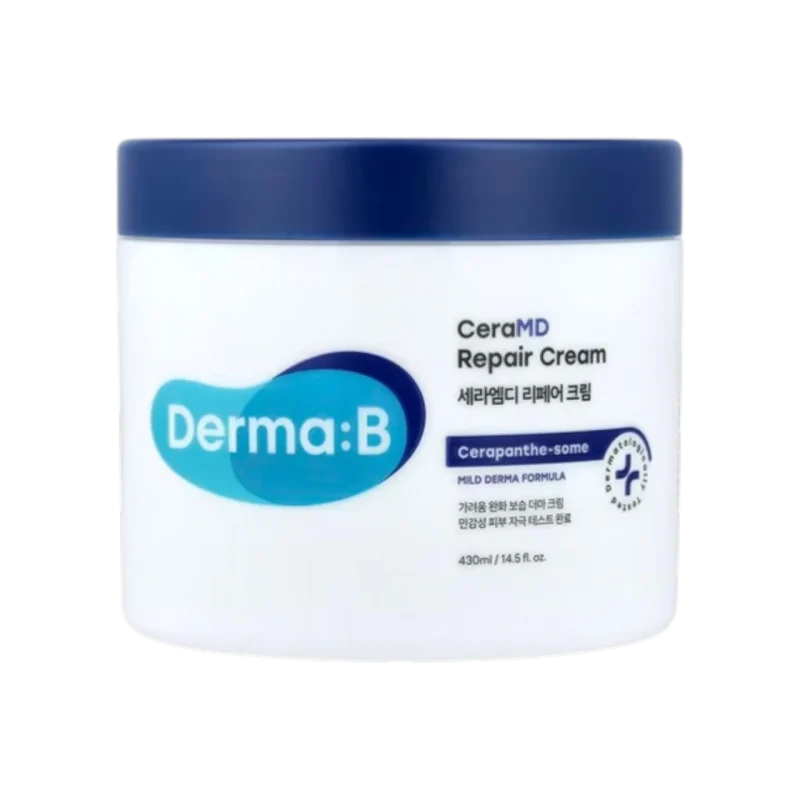 Derma:B CeraMD Repair Cream (430 мл) — Ламелярний відновлювальний крем для тіла з керамідами