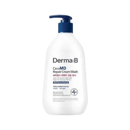 Крем-гель для душу для сухої шкіри Derma:B CeraMD Cream Wash 400 ml