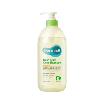 Derma:B Fresh Scalp Clear Shampoo Floral Green (1000 мл) — Очищувальний шампунь для свіжості шкіри голови